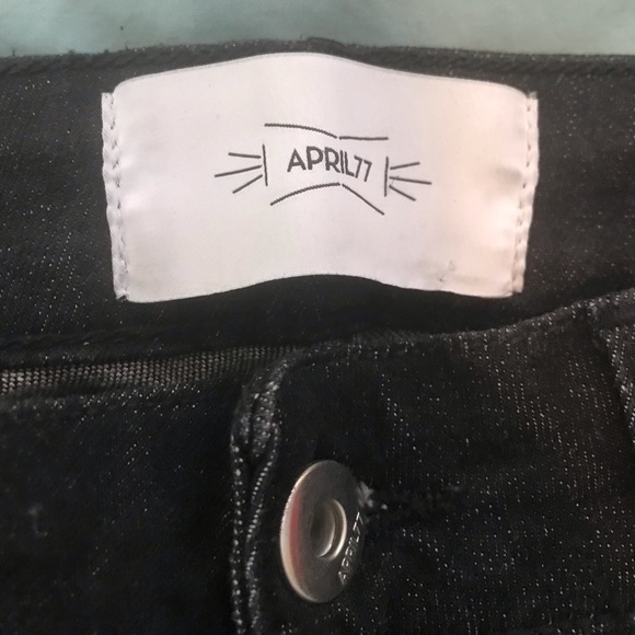 “Flesh black” April77 jeans almost NEW - Picture 5 of 11